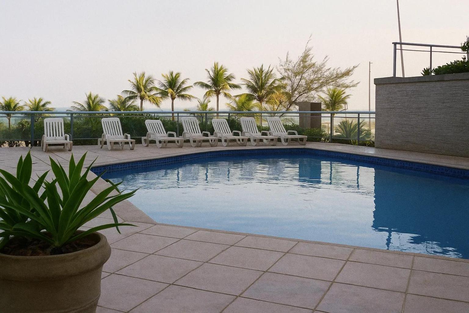 Pe Na Areia L Vista Lateral Mar L Piscina Na Barra * Rio de Janeiro